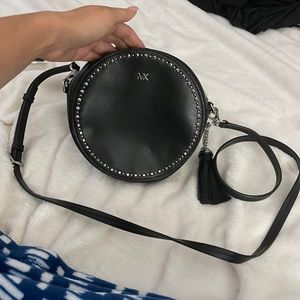 Michael kors round studded crossbody bag